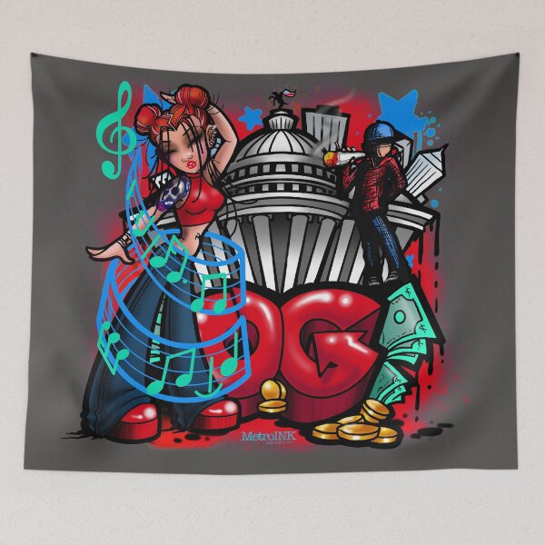 Item preview, DC OG designed and sold by MetroInk.