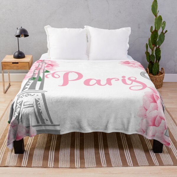 Item preview, PARIS PINK FLOWERS designed and sold by wildwhimsical.