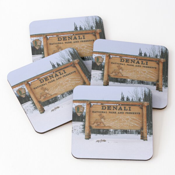 Item preview, Denali National Park Sign Photo designed and sold by lizzmarino.