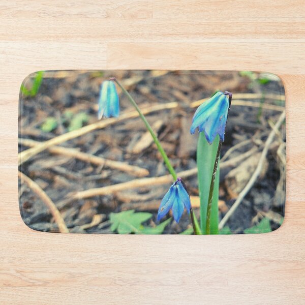 Item preview, Siberian Squill Flowers in Mulch with a  Gazebo designed and sold by Mothe3rd.