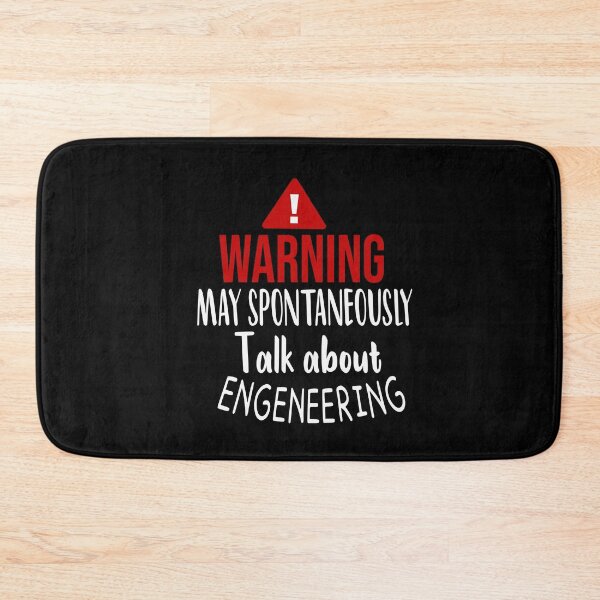 Item preview, Warning My Spontaneously Talk About Engeneering t-shirt gift for engineer designed and sold by Ikgha.