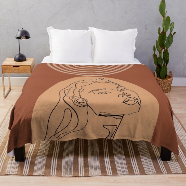 Item preview, Asian Girl Face Minimalist Boho Art designed and sold by NaomiBalog.