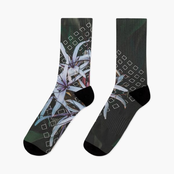 Item preview, Giant White Spider Lily Geometric designed and sold by Robtography.