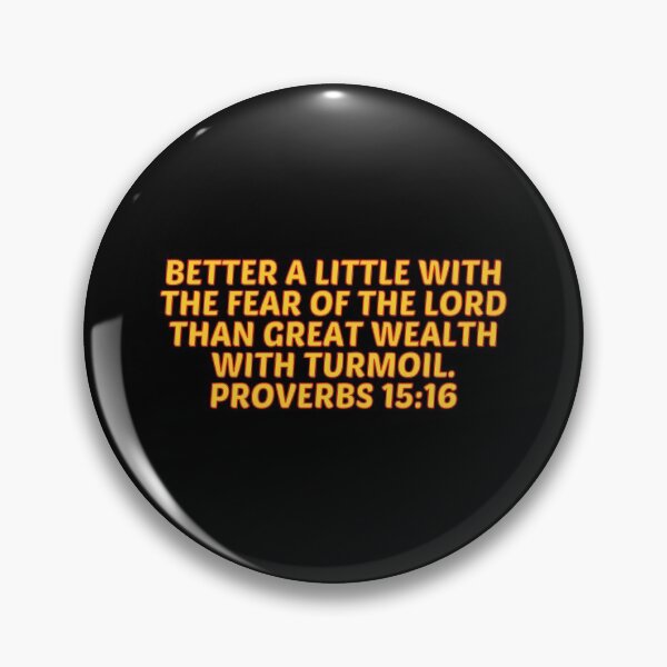 Item preview, Bible Verse Proverbs 15:16 designed and sold by Prayingwarrior.