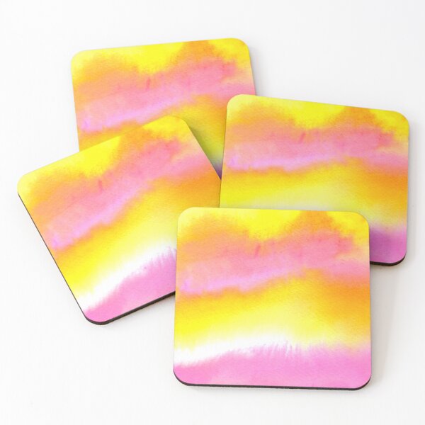 Item preview, Yellow and Pink Watercolor Blend designed and sold by Carolina Diaz.
