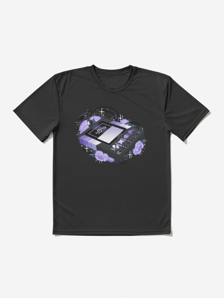 Alternate view of Flowery Walkman (Goth) Active T-Shirt
