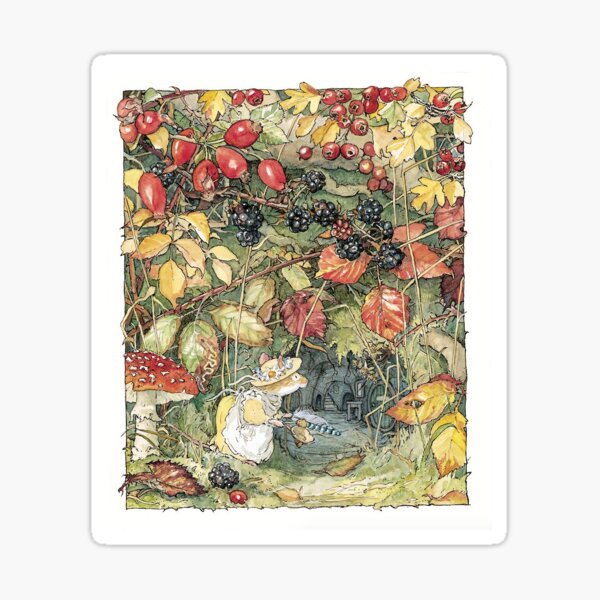 brambly hedge Sticker