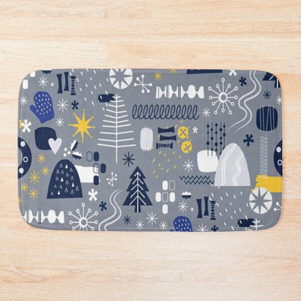 Item preview, Indigo Winter Pattern designed and sold by unknowprincess.