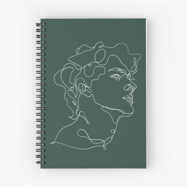 Item preview, Male Face One Line Minimalist Drawing designed and sold by NaomiBalog.