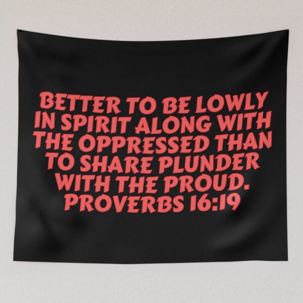 Item preview, Bible Verse Proverbs 16:19 designed and sold by Prayingwarrior.