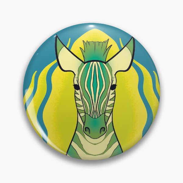 Artikelvorschau, Grünes Zebra entworfen und verkauft von Platinumfrog.