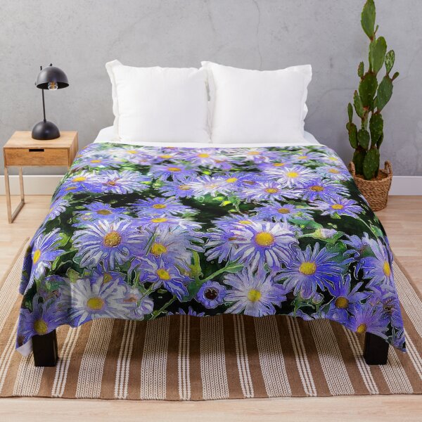 Item preview, Purple Sunny Summer Daisies designed and sold by SeaChangeDesign.