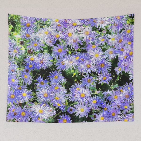 Item preview, Purple Sunny Summer Daisies designed and sold by SeaChangeDesign.