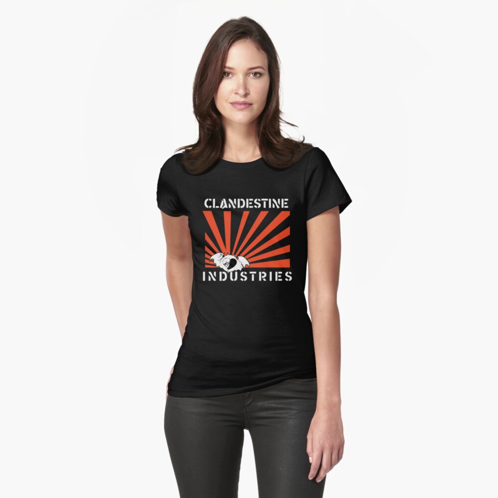 Clandestine industries womens 2024 t shirt