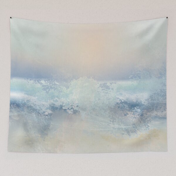 Item preview, Ocean Splash In A Misty Golden Sunset designed and sold by IZiets.