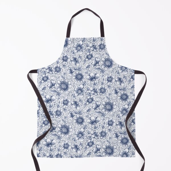Item preview, NEW Blue Denim Floral with Hidden Surprise designed and sold by Sharilea.
