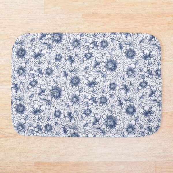 Item preview, NEW Blue Denim Floral with Hidden Surprise designed and sold by Sharilea.
