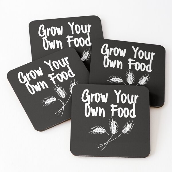 Item preview, Grow Your Own Food Gardening Saying Design designed and sold by EarthArtDesigns.