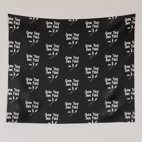Item preview, Grow Your Own Food Gardening Saying Design designed and sold by EarthArtDesigns.