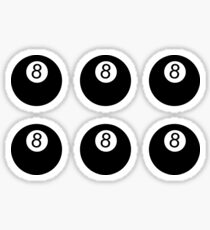8 Balls Sticker
