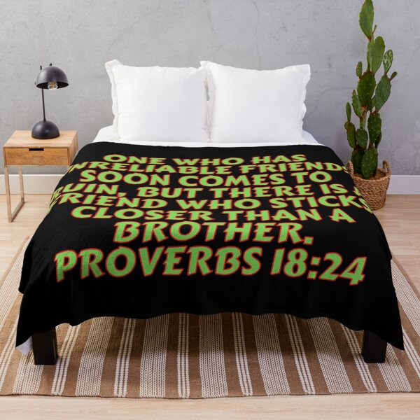 Item preview, Bible Verse Proverbs 18:24 designed and sold by Prayingwarrior.