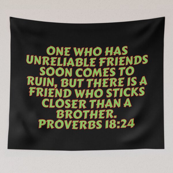 Item preview, Bible Verse Proverbs 18:24 designed and sold by Prayingwarrior.