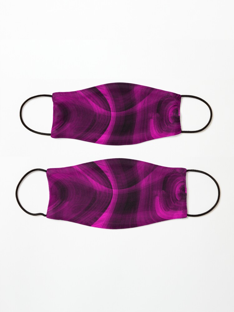 Alternate view of Pinkish Black Hole Mask