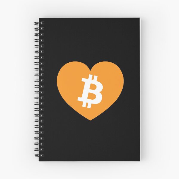 Item preview, Bitcoin Logo Heart Btc Cryptocurrency designed and sold by JustLivinLife.
