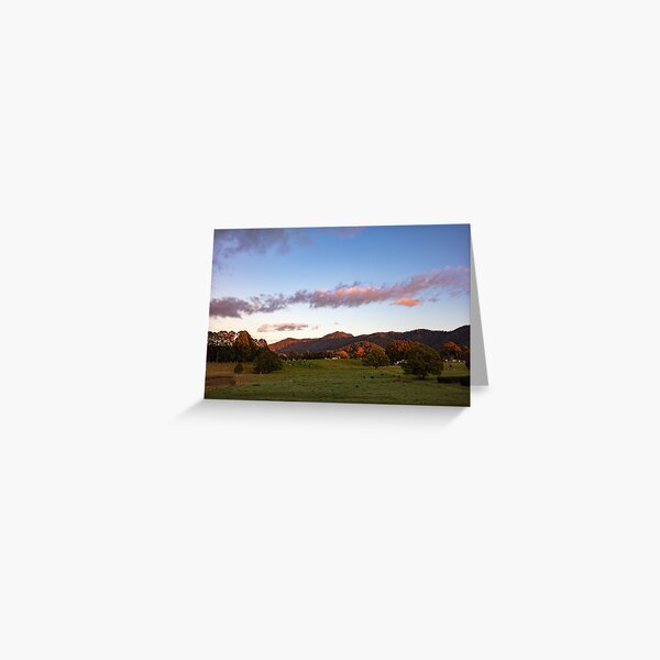 Bonville valley at dawn Greeting Card