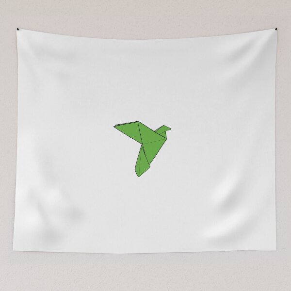 Item preview, Green Origami Bird designed and sold by Rocket-To-Pluto.