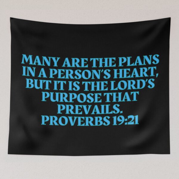 Item preview, Bible Verse Proverbs 19:21 designed and sold by Prayingwarrior.