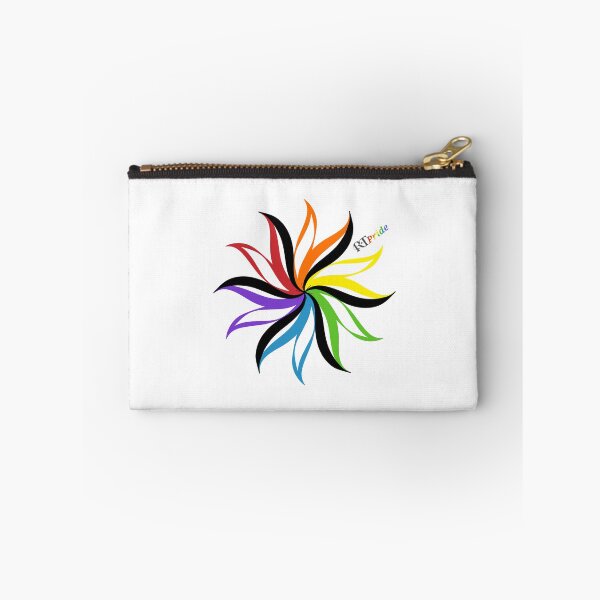 Item preview, Rainbow spiral design, black accent designed and sold by RikkyTeesPride.