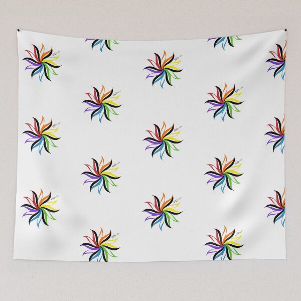 Item preview, Rainbow spiral design, black accent designed and sold by RikkyTeesPride.
