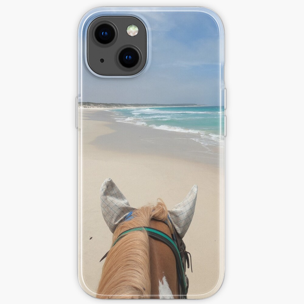 Horse on the beach iPhone Case