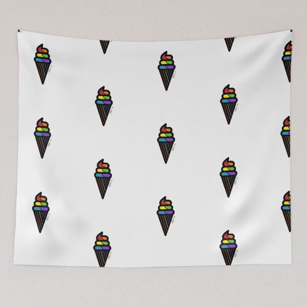 Item preview, Rainbow ice cream designed and sold by RikkyTeesPride.