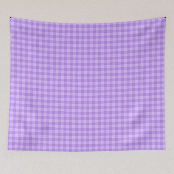 Item preview, Gingham purple pattern designed and sold by transfixt.