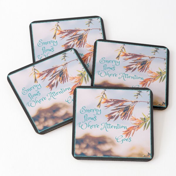 Item preview, Energy Flows Where Attention Goes, Law of Attraction Quote, Inspirational designed and sold by TheLomiLoveBus.