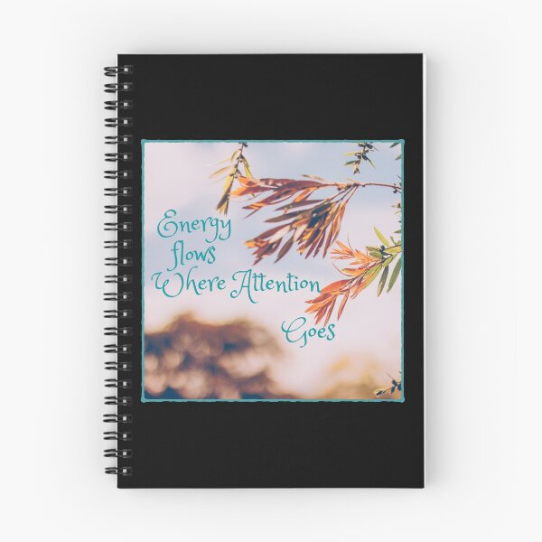 Item preview, Energy Flows Where Attention Goes, Law of Attraction Quote, Inspirational designed and sold by TheLomiLoveBus.