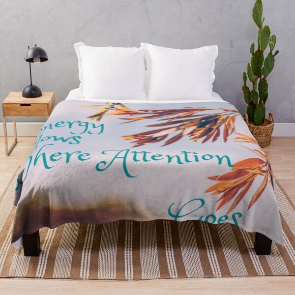 Item preview, Energy Flows Where Attention Goes, Law of Attraction Quote, Inspirational designed and sold by TheLomiLoveBus.