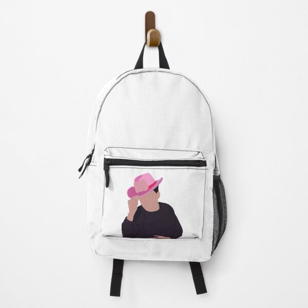 Item preview, Sebastian Stan wearing a pink cowboy hat designed and sold by Aurora and Aly.