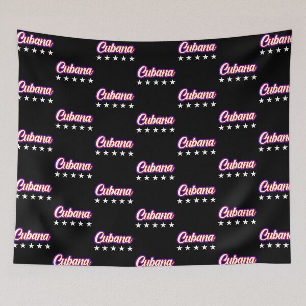 Item preview, cubana Cuban girl flag designed and sold by Rustic Valley Studio.
