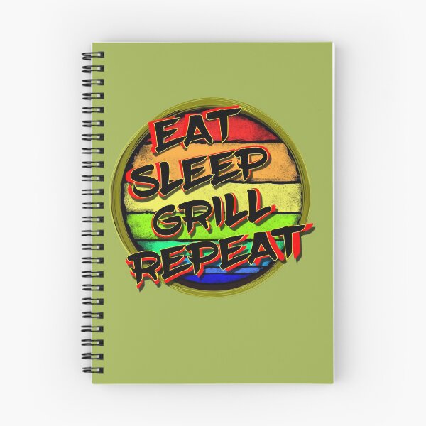 Item preview, Eat Sleep Grill Repeat designed and sold by ronnieyoung.