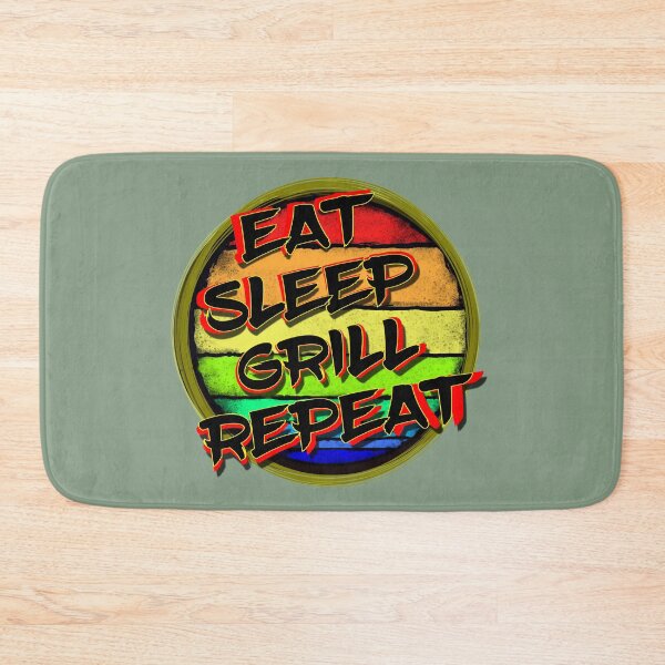 Item preview, Eat Sleep Grill Repeat designed and sold by ronnieyoung.