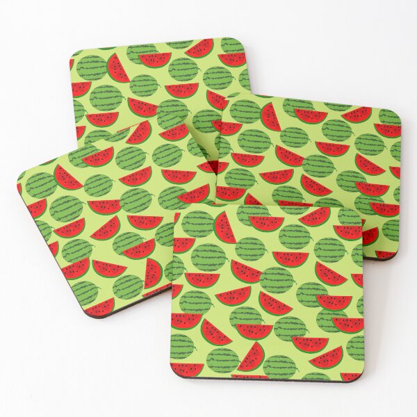 Item preview, Watermelon and Watermelon Slices Pattern Design designed and sold by SMillustrations.