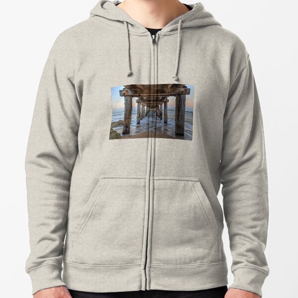 Point Lonsdale Pier, Victoria Zipped Hoodie
