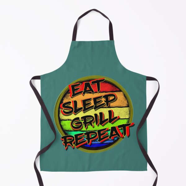Item preview, Eat Sleep Grill Repeat designed and sold by ronnieyoung.