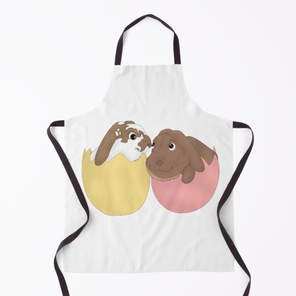 Item preview, Cartoony Bunnies in Eggs Illustration designed and sold by pawtraitdreams.