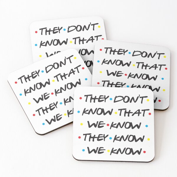 Item preview, They Don't Know That We Know They Know We Know designed and sold by OudiTheUnicorn.