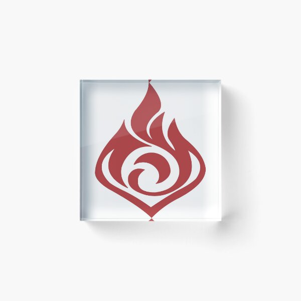 Artikelvorschau, Pyro Logo Genshin entworfen und verkauft von xAmalie.
