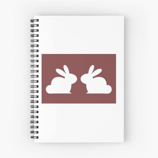Item preview, design of white easter rabbits on brown background 3 designed and sold by TallyS4.